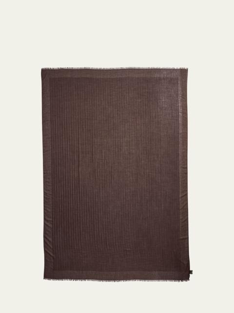 Loro Piana Jacquard Cashmere Maxi Stole