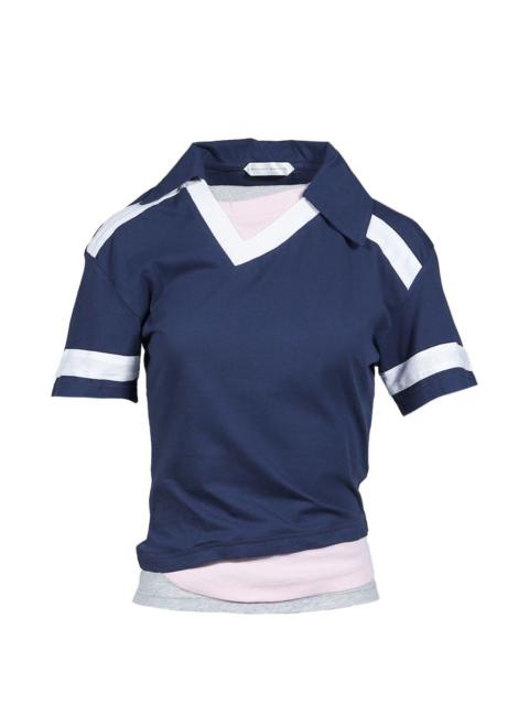 AUGUST BARRON Layered polo shirt