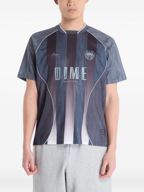 Dime striped-pattern T-shirt
