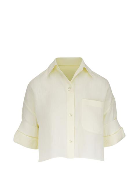 TWP cropped short-sleeve shirt