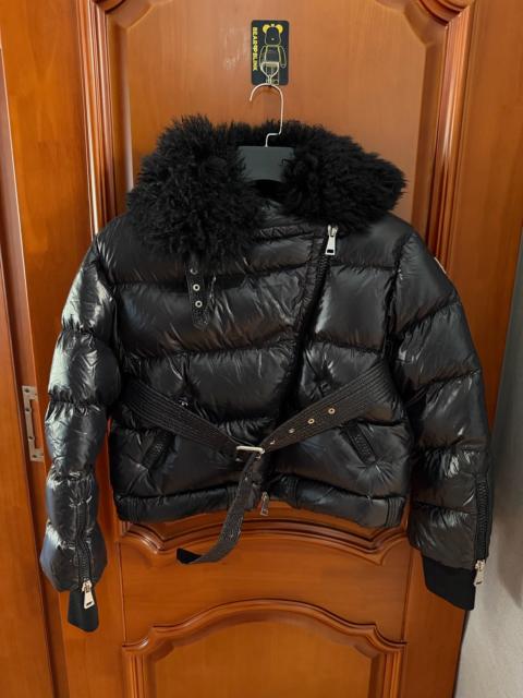 Moncler Moncler Montgetech Black Detachable Fur Collar Down Jacket