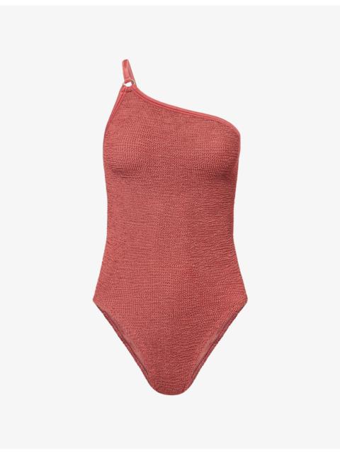 Hunza G Clara One-Shoulder Swimsuit