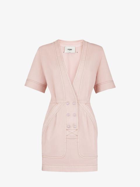 FENDI Pink denim dress
