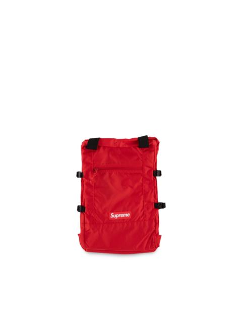 Supreme logo patch tote backpack