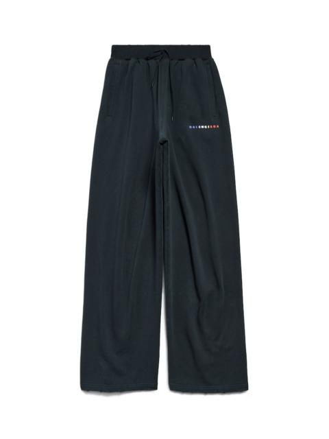 BALENCIAGA International Oversized Sweatpants in Faded Black