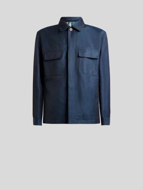 WOOL AND LINEN SHACKET
