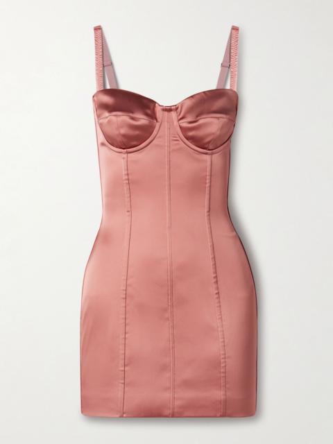Dolce & Gabbana Satin mini dress Pink