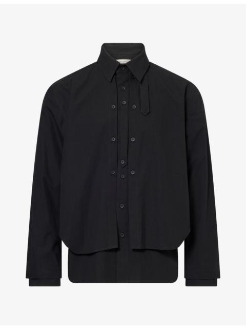 Craig Green Layered Detachable-Panel Cotton Shirt
