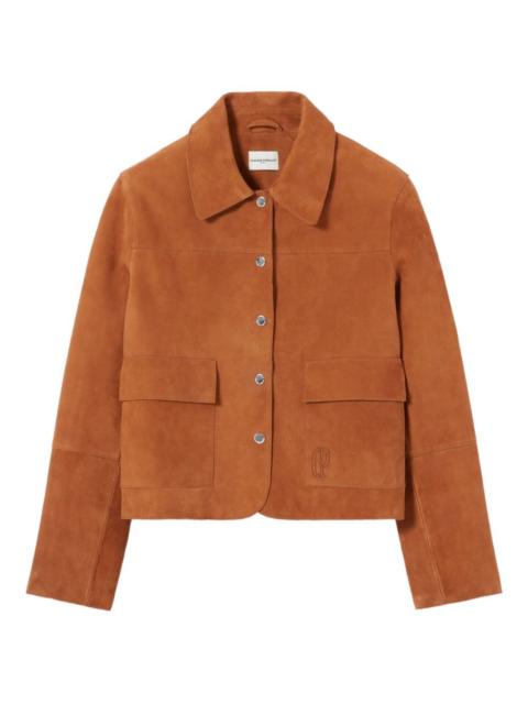 Claudie Pierlot buttoned leather jacket