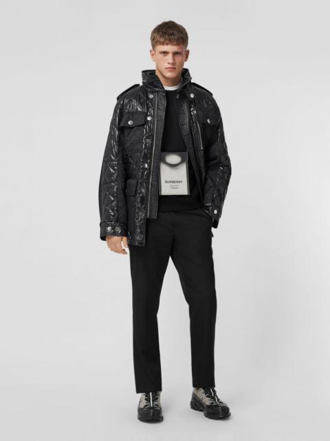 Burberry Cotton Canvas and Nylon Arthur Sneakers