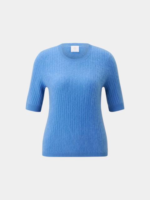 BOGNER Sue Cashmere short-sleeved sweater in Blue