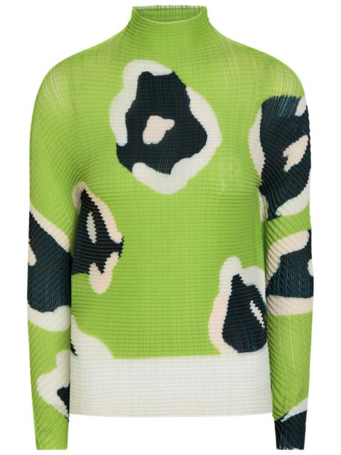ISSEY MIYAKE Issey Miyake Printed Pleated Woven top