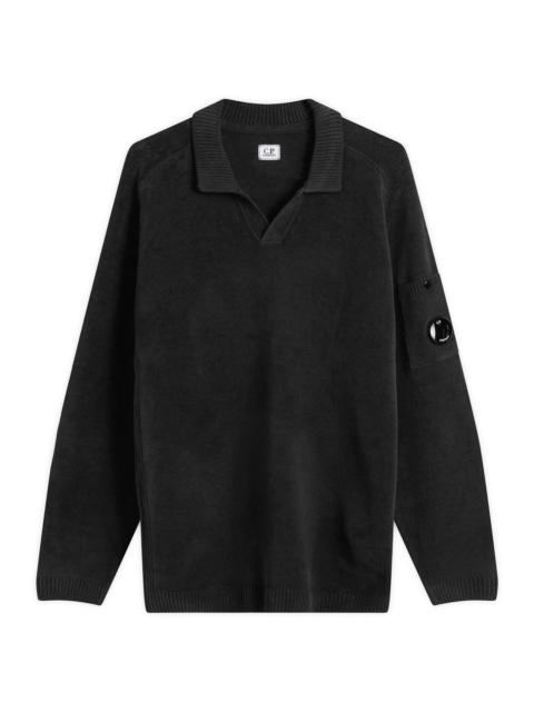 C.P. Company C.P. Company Cotton Chenille Polo Lens Sweater