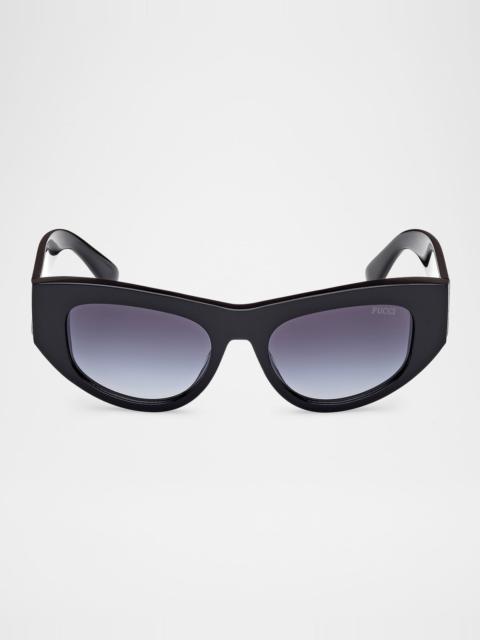 PUCCI Cat-Eye Acete Sunglasses