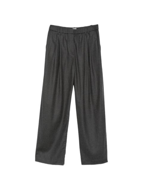 Brunello Cucinelli pleated wool trousers