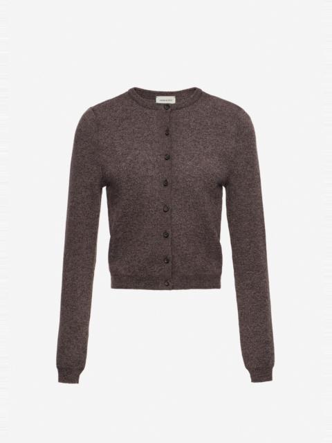 MAGDA BUTRYM Wool cardigan in brown