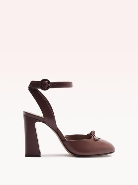ALEXANDRE BIRMAN SLIM CLARITA PEEP 90 DEEP BLUSH