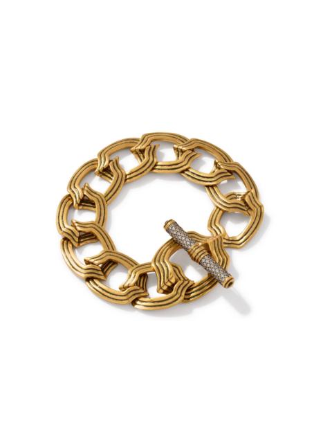 KENDRA SCOTT Nova Vintage Gold Link and Chain Bracelet