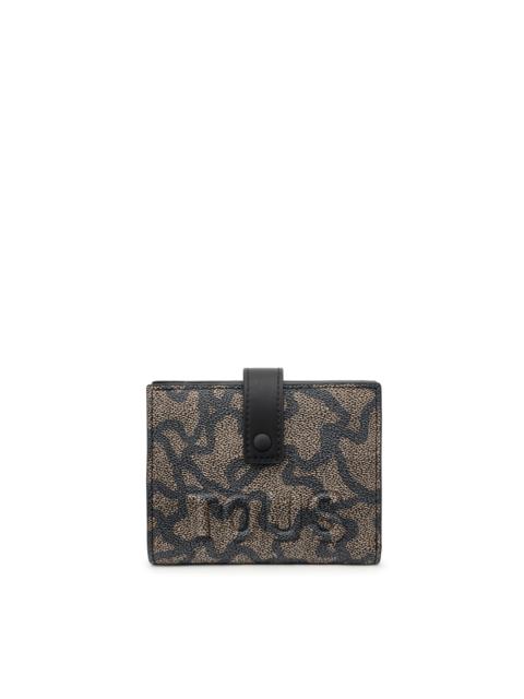 TOUS Black Kaos Icon Wallet