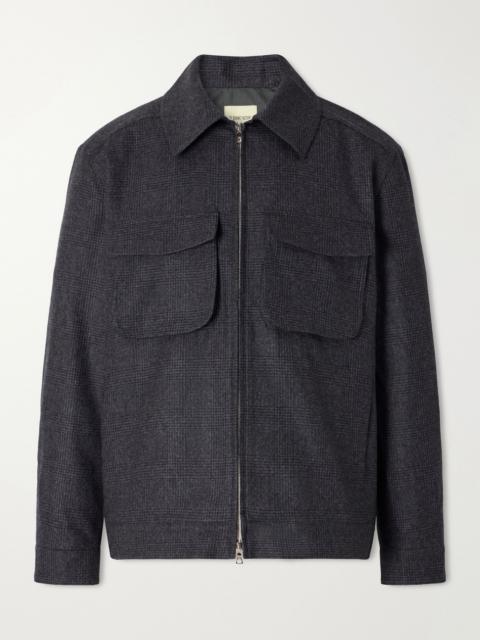DE BONNE FACTURE Student Prince of Wales Wool-Flannel Jacket