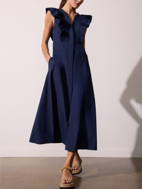 BROCHU WALKER The Aurora Ruffle Dress