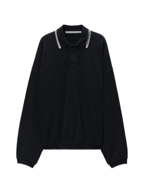 Alexander Wang long-sleeve polo shirt