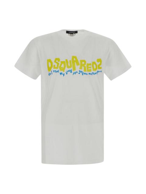DSQUARED2 D2 Waving Logo Cool T-shirt "White" S71GD1252S23009100