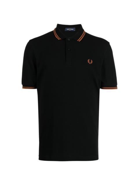 Fred Perry embroidered-logo polo shirt