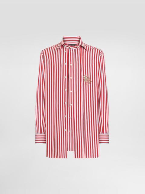 Dolce & Gabbana Striped poplin shirt