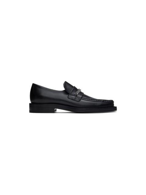 Martine Rose Black Square Toe Loafers