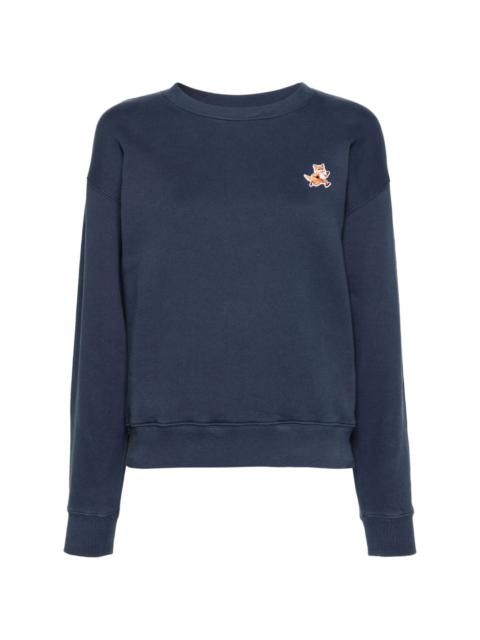 Fox-motif cotton sweatshirt