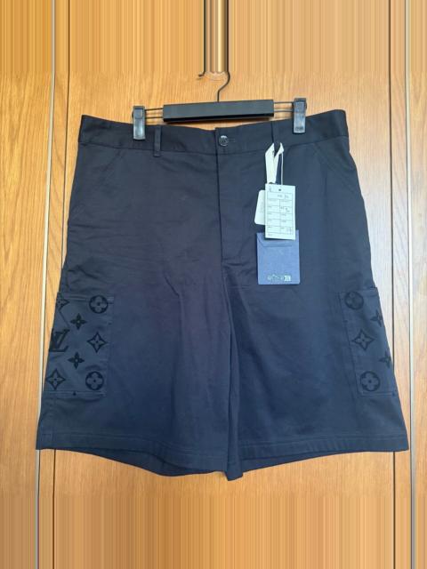 Louis Vuitton Louis Vuitton Flocked Pocket Monogram Print Shorts