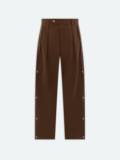 SIDE PLEAT SNAP PANT