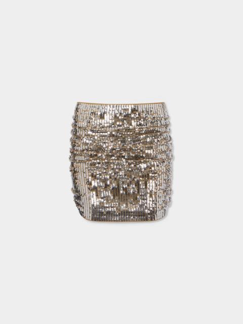 DSQUARED2 CHIC NIGHT ALL OVER PAILLETTES SKIRT