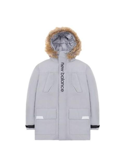 New Balance New Balance Parka Jacket 'Grey Black' AMJ04356-GR