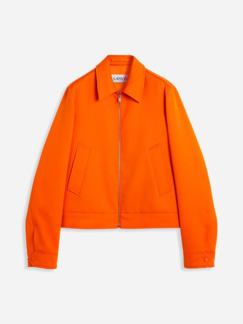 Lanvin ZIP-UP JACKET WITH WELT POCKETS