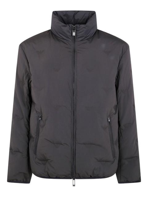 EMPORIO ARMANI zip-up padded jacket