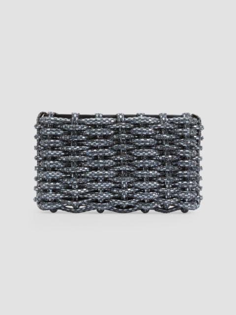 SIMKHAI Women's Morgan Metal Clutch - Black