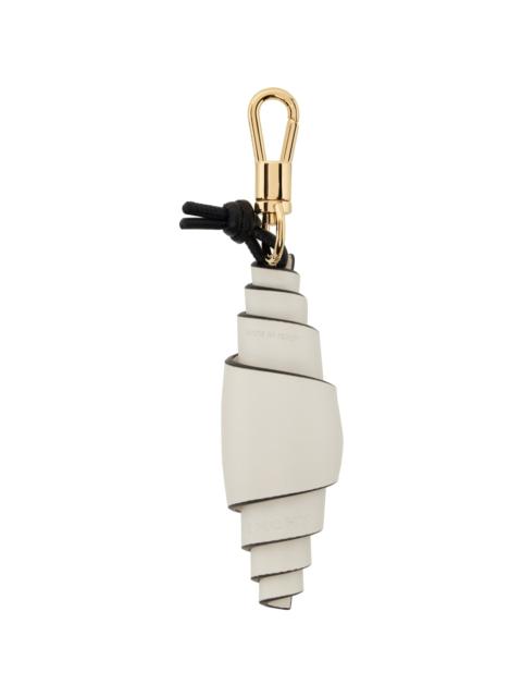 Givenchy White Lucky Charms Croissant Bag Charm