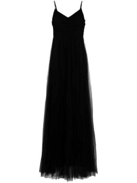 FABIANA FILIPPI pleated tulle maxi dress