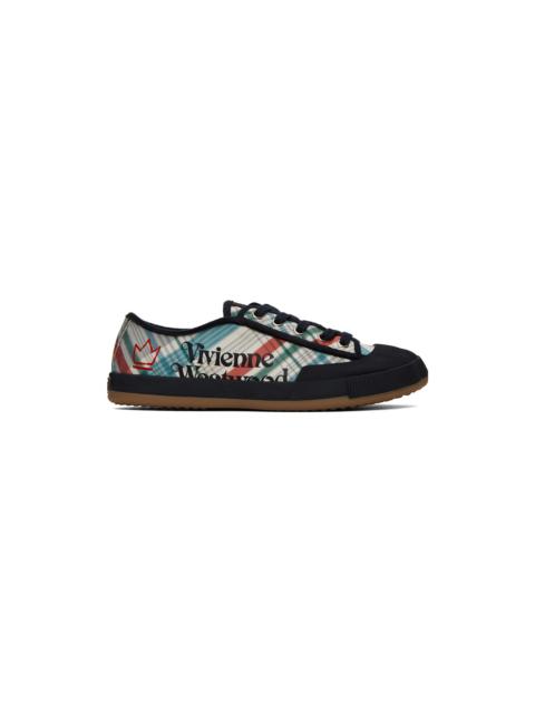 Vivienne Westwood Multicolor Madras Check Sneakers
