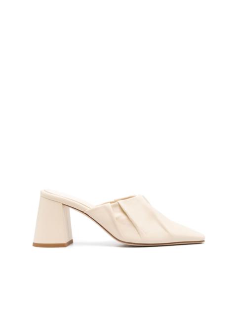 DEAR FRANCES Sherry leather mules