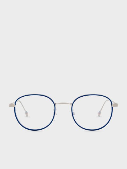 Paul Smith Matte Silver 'Drury' Spectacles