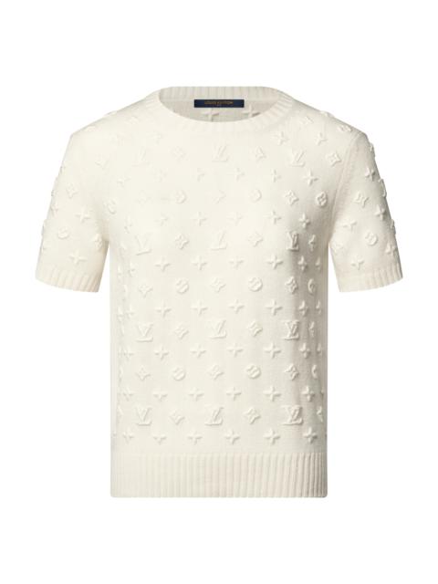Louis Vuitton Embroidered Monogram Knit Top