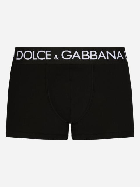Two-way-stretch jersey boxers