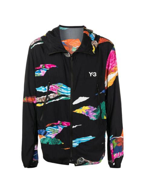 hooded packable windbreaker jacket