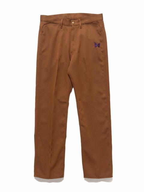 Straight Jean - Poly Twill Brown