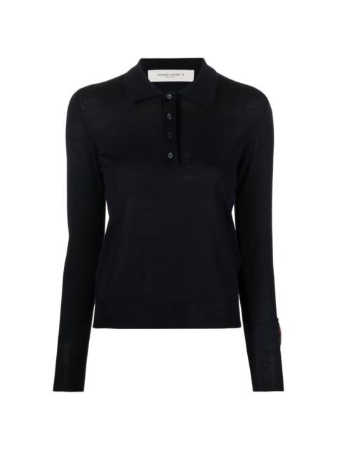 Golden Goose wool polo shirt