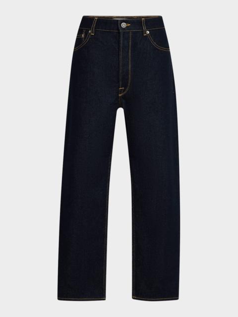 Golden Goose Men's Journey Happy One Wash Denim Jeans