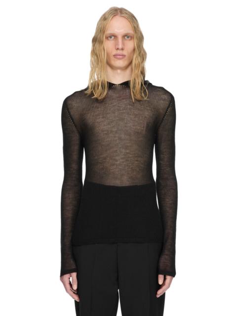 Rick Owens SHEER HOODED LS T